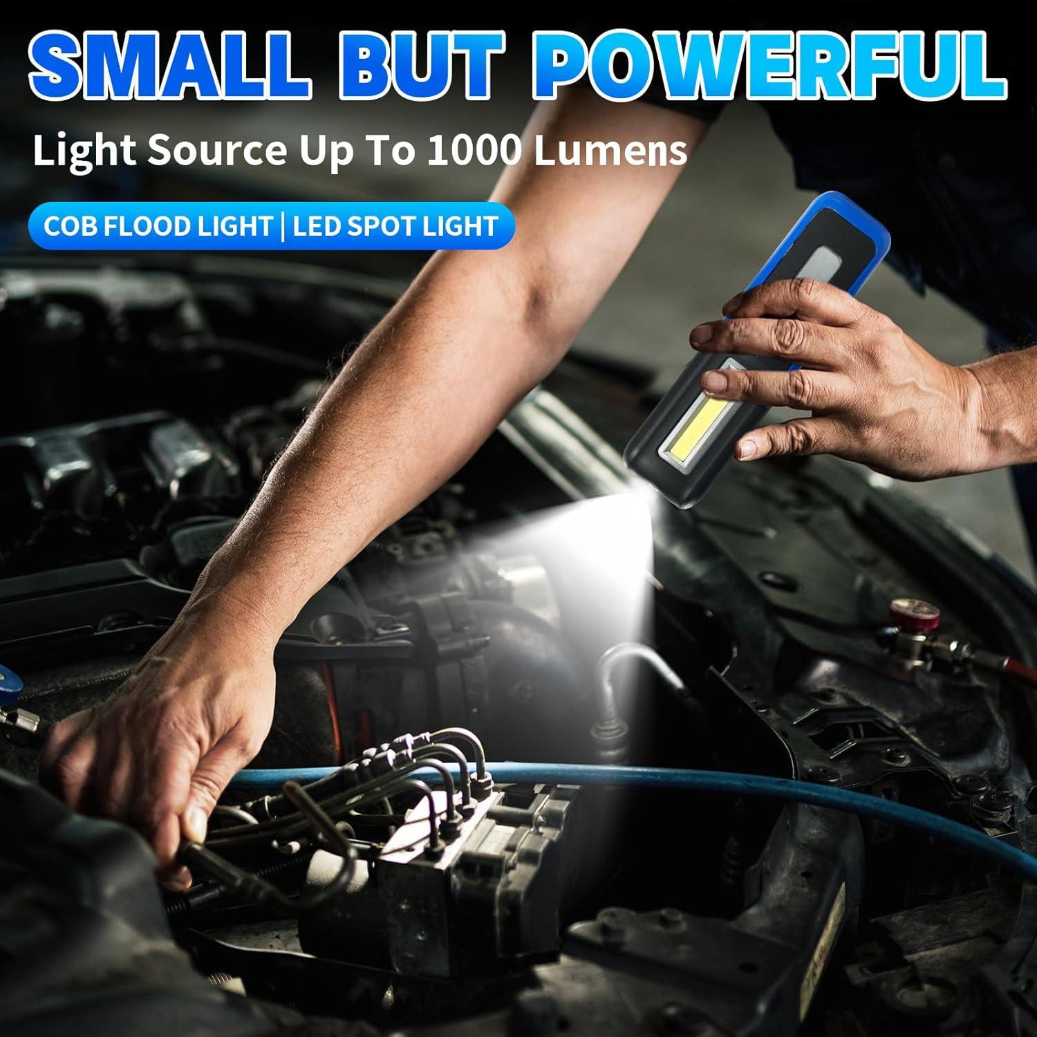 Luz de trabajo LED SHINROW 1000 lúmenes recargable magnética