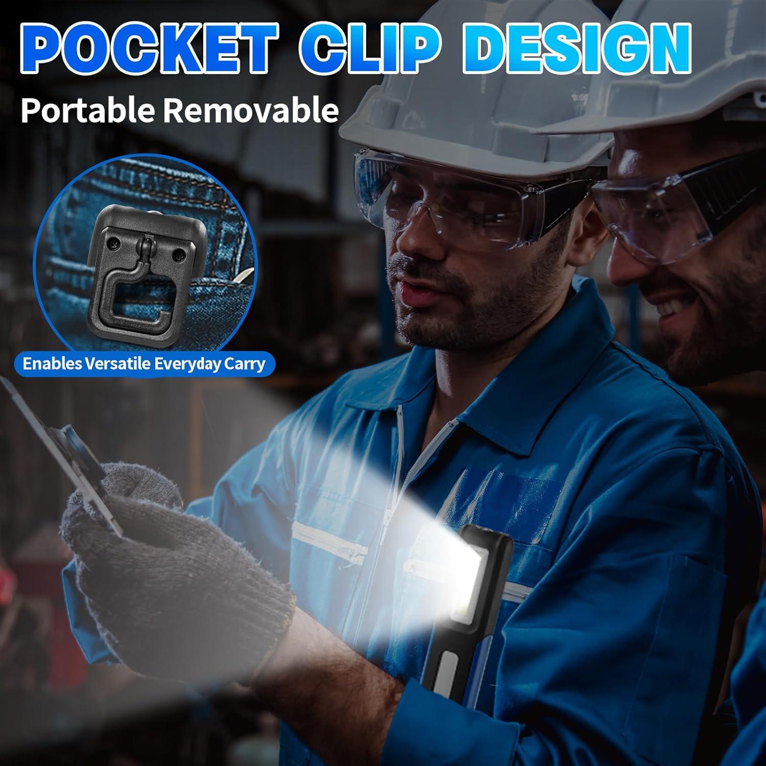 Luz de trabajo LED SHINROW 1000 lúmenes recargable magnética