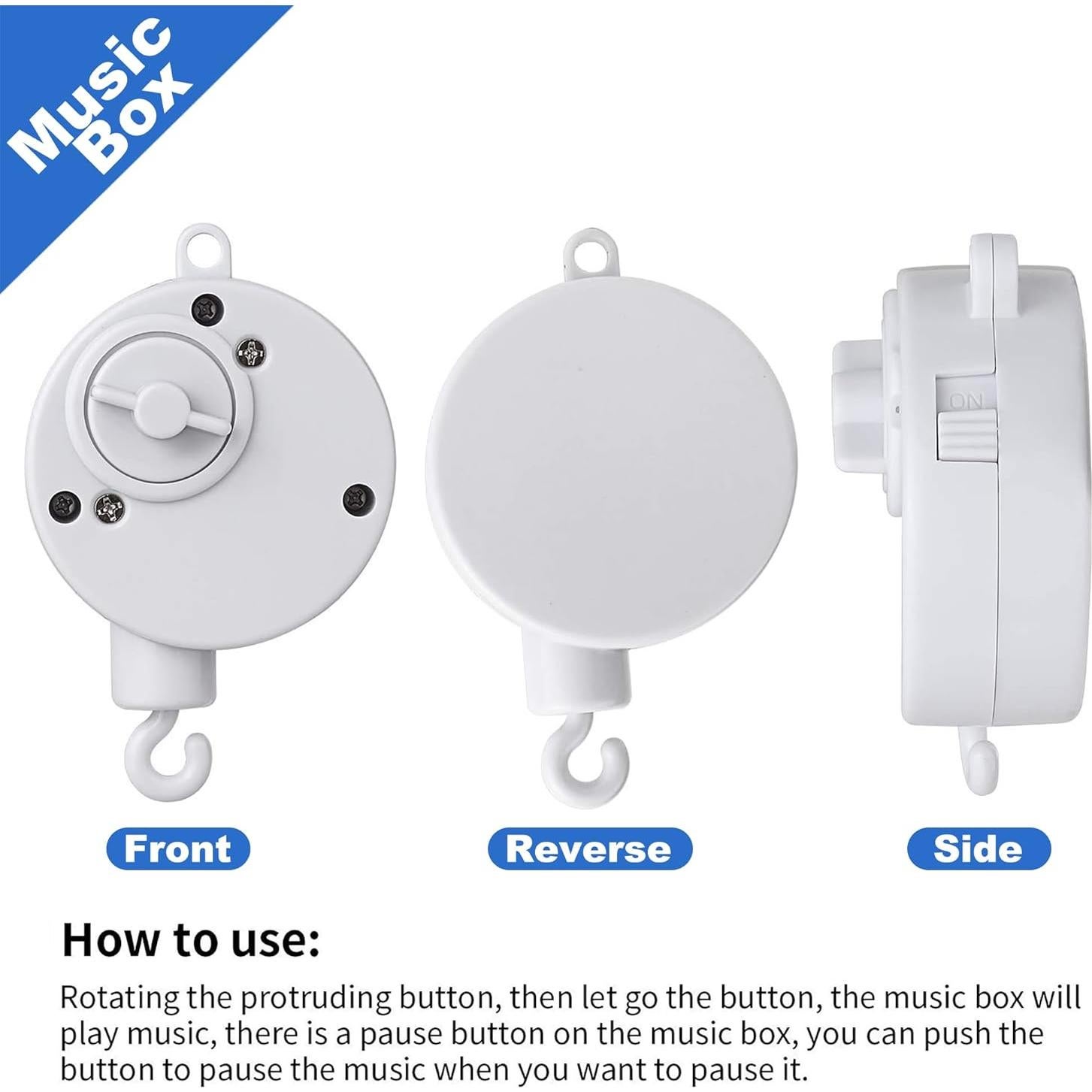 Brazo móvil para cuna AICMEI con caja de música y soporte DIY