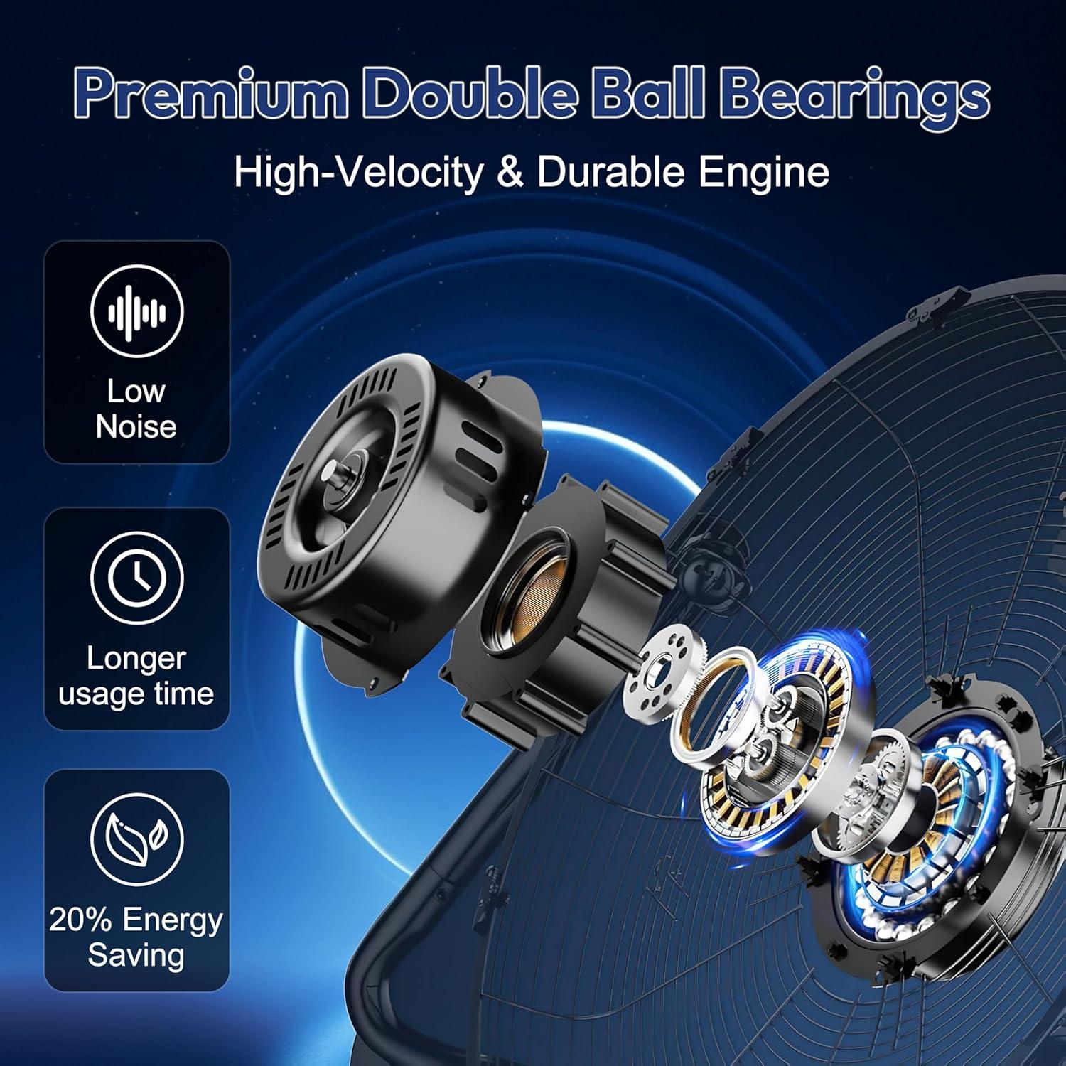 Ventilador de Piso Industrial Xcity 30 cm 1800 CFM 3 Velocidades