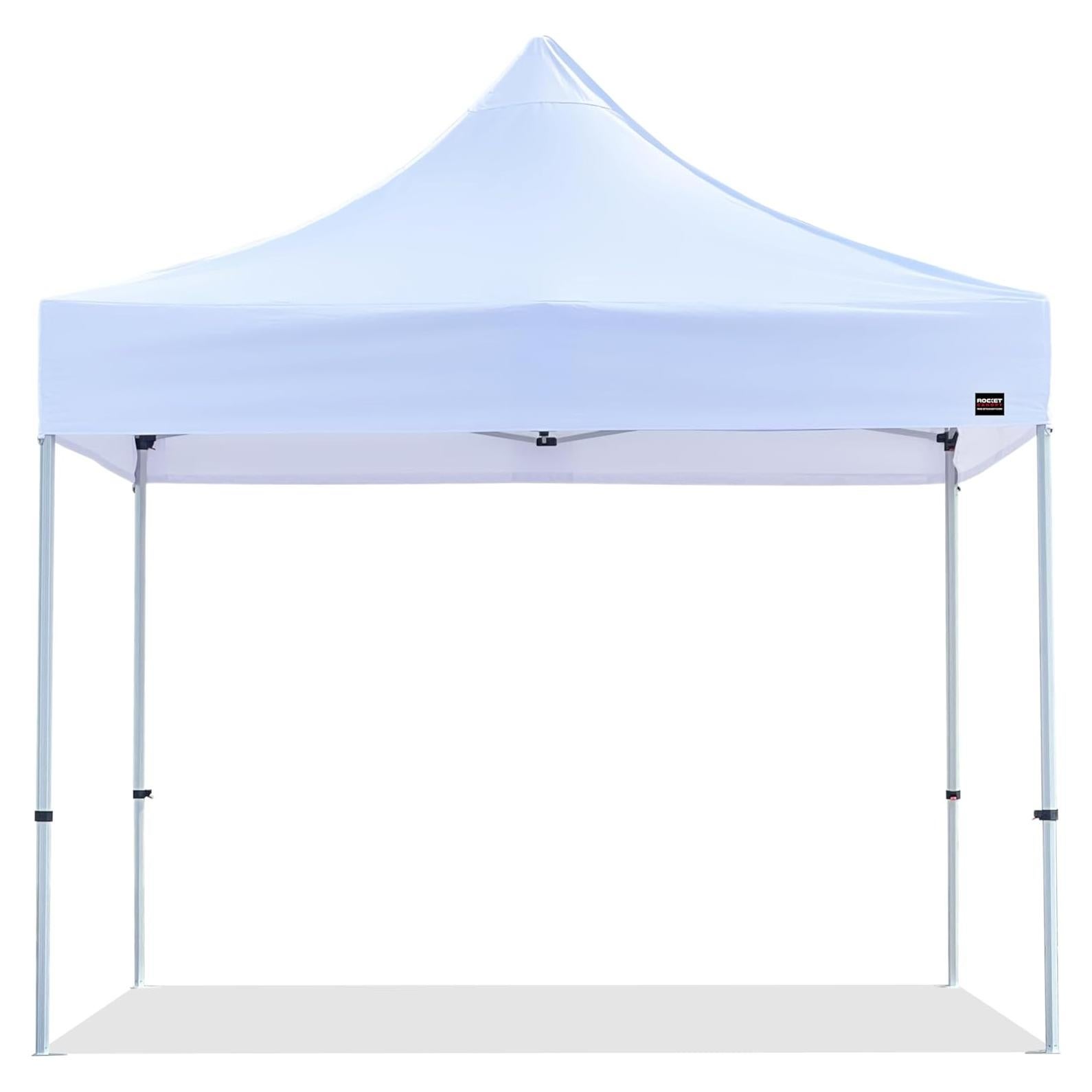Carpa Plegable 10x10 Rocket Canopy Blanca Impermeable