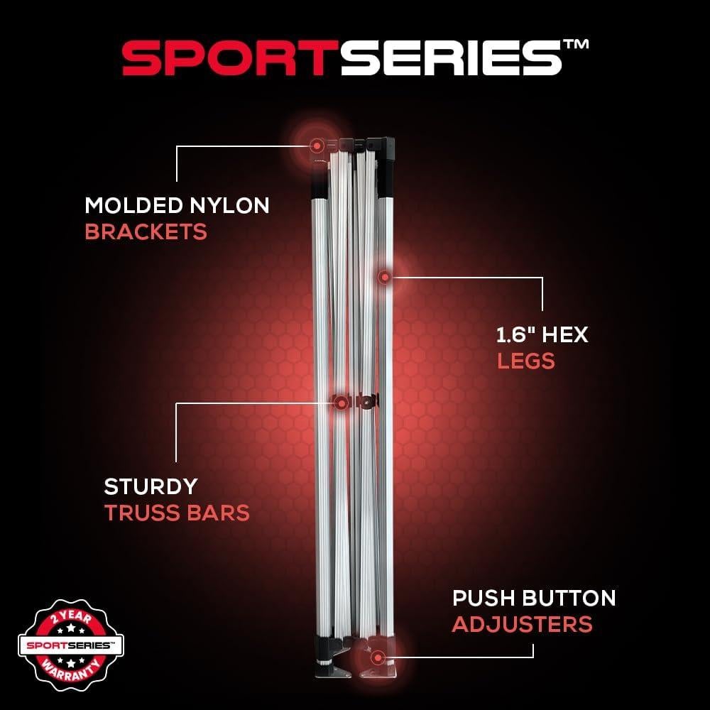 Carpa Plegable 10x10 Rocket Canopy Blanca Impermeable