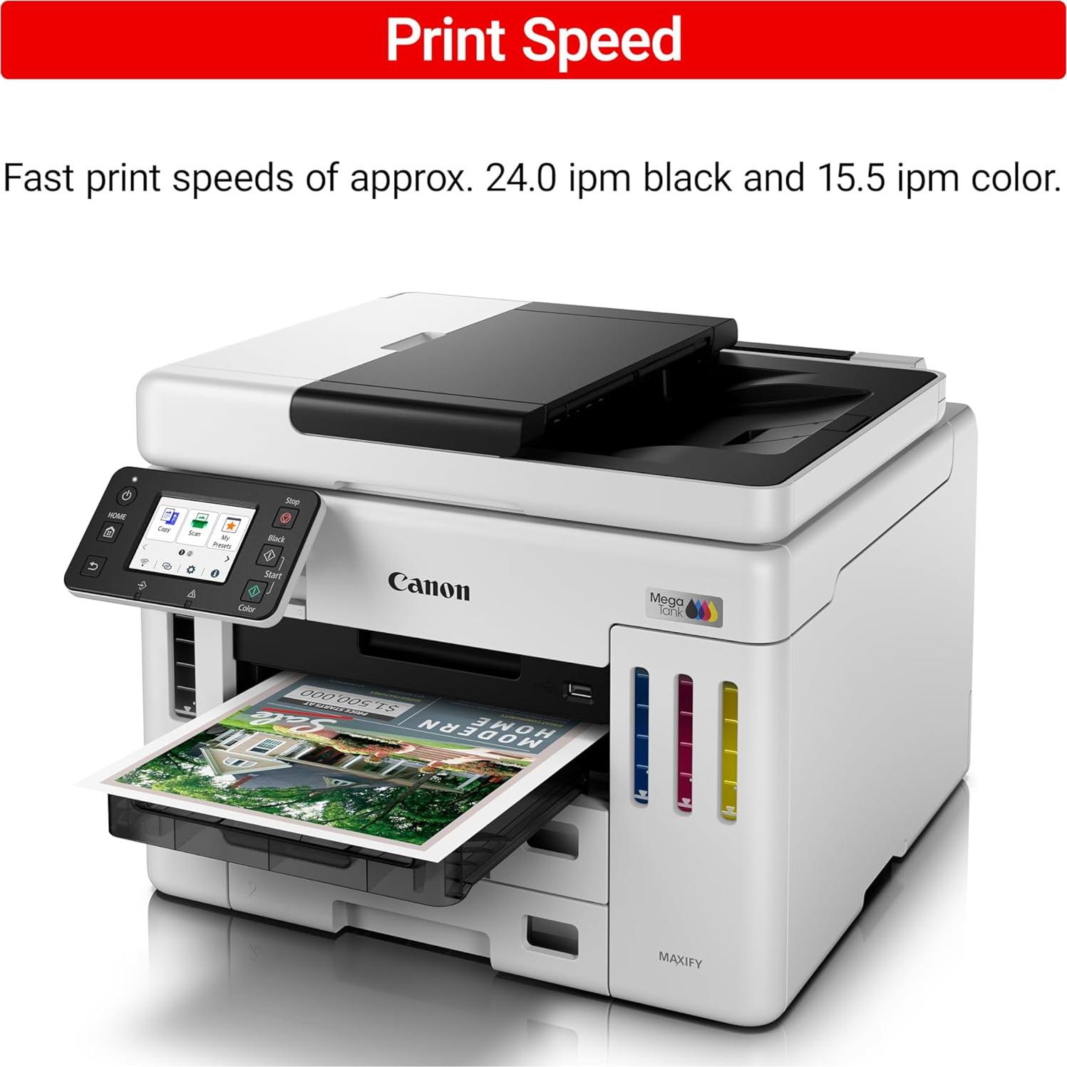 Impresora Todo-en-Uno Inalámbrica Canon Megatank GX7120