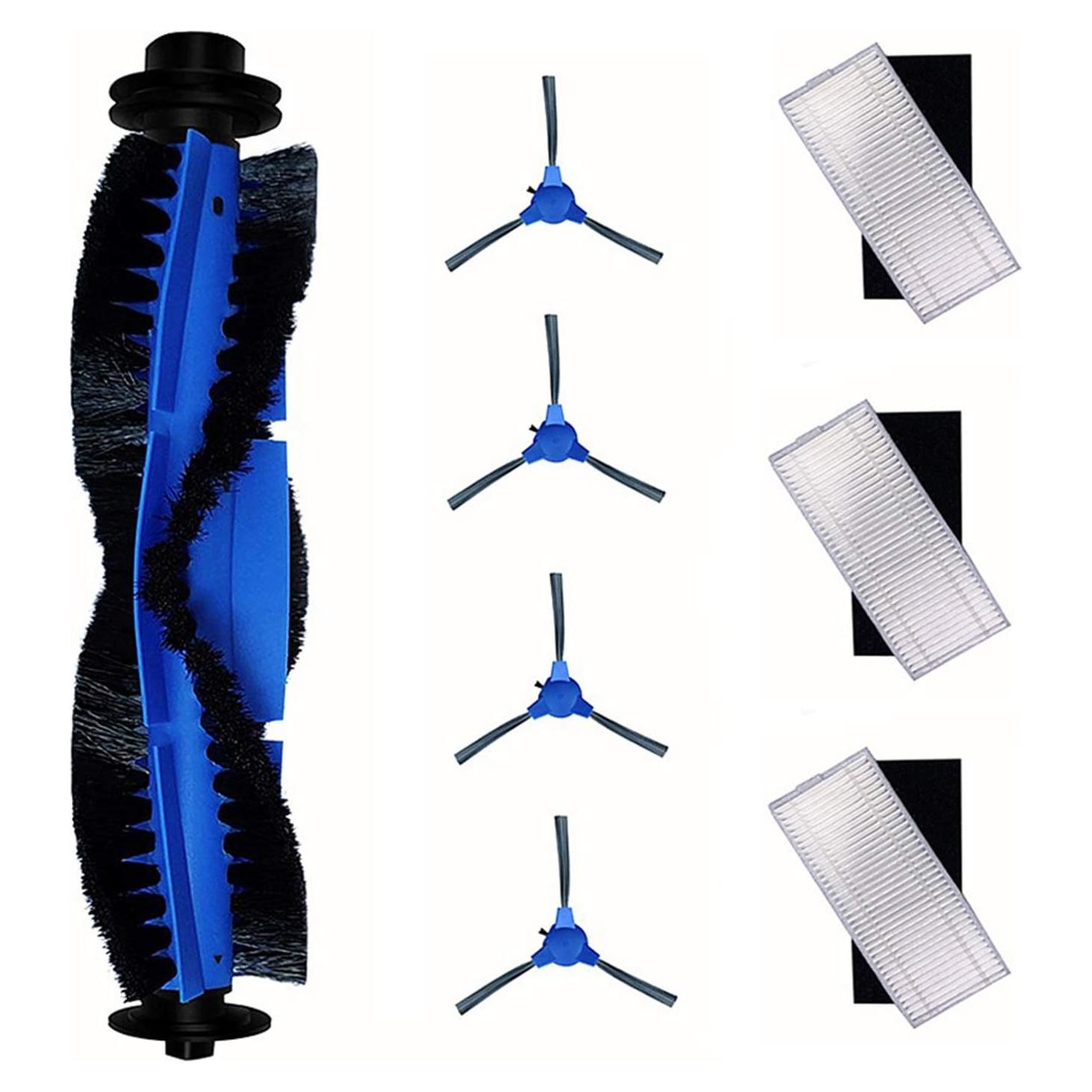 Kit de Repuestos para Aspiradora Robótica eufy 11S Max - 1 Rodillo, 4 Cepillos Laterales, 3 Filtros