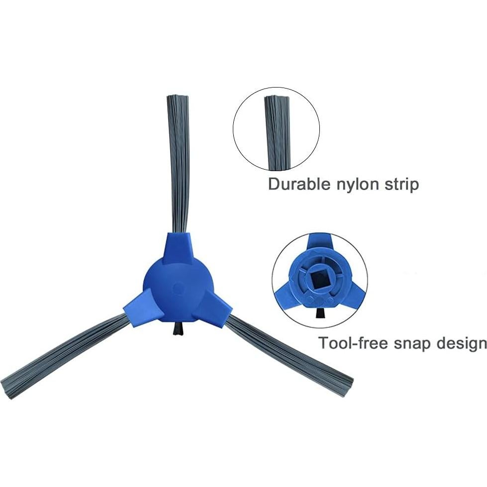Kit de Repuestos para Aspiradora Robótica eufy 11S Max - 1 Rodillo, 4 Cepillos Laterales, 3 Filtros