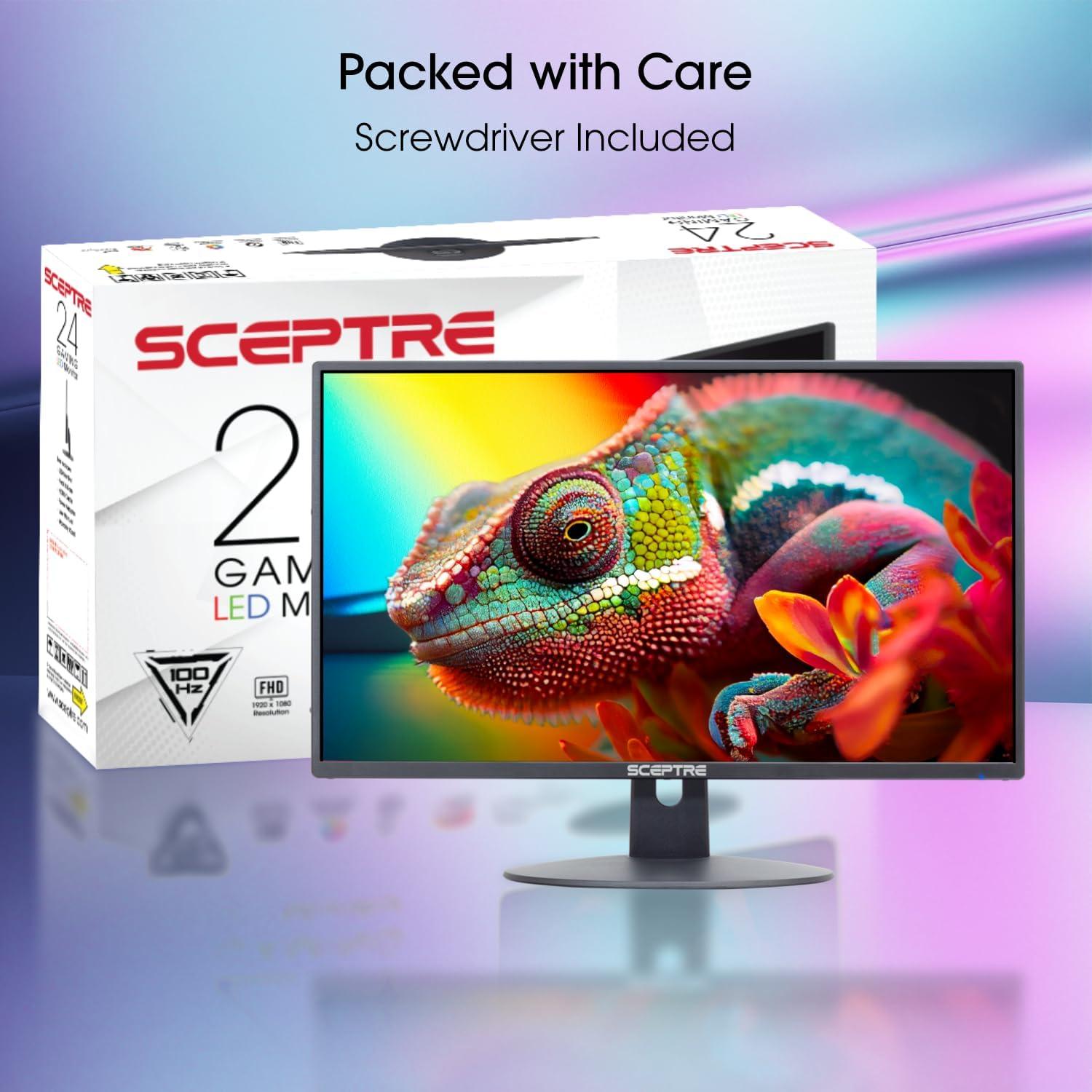 Monitor Sceptre E248W-FW100TR 24" 100Hz 1ms HDMI VGA