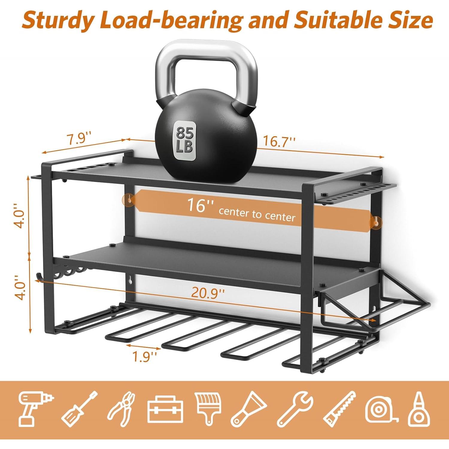 Organizador de Herramientas Eléctricas Satiarep Montado en Pared 3 Capas