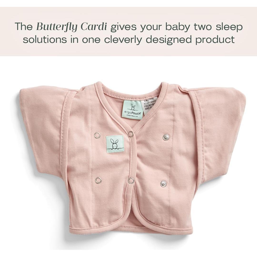 ergoPouch Butterfly Cardi 0.2 TOG Bebé 0-3 meses Margaritas