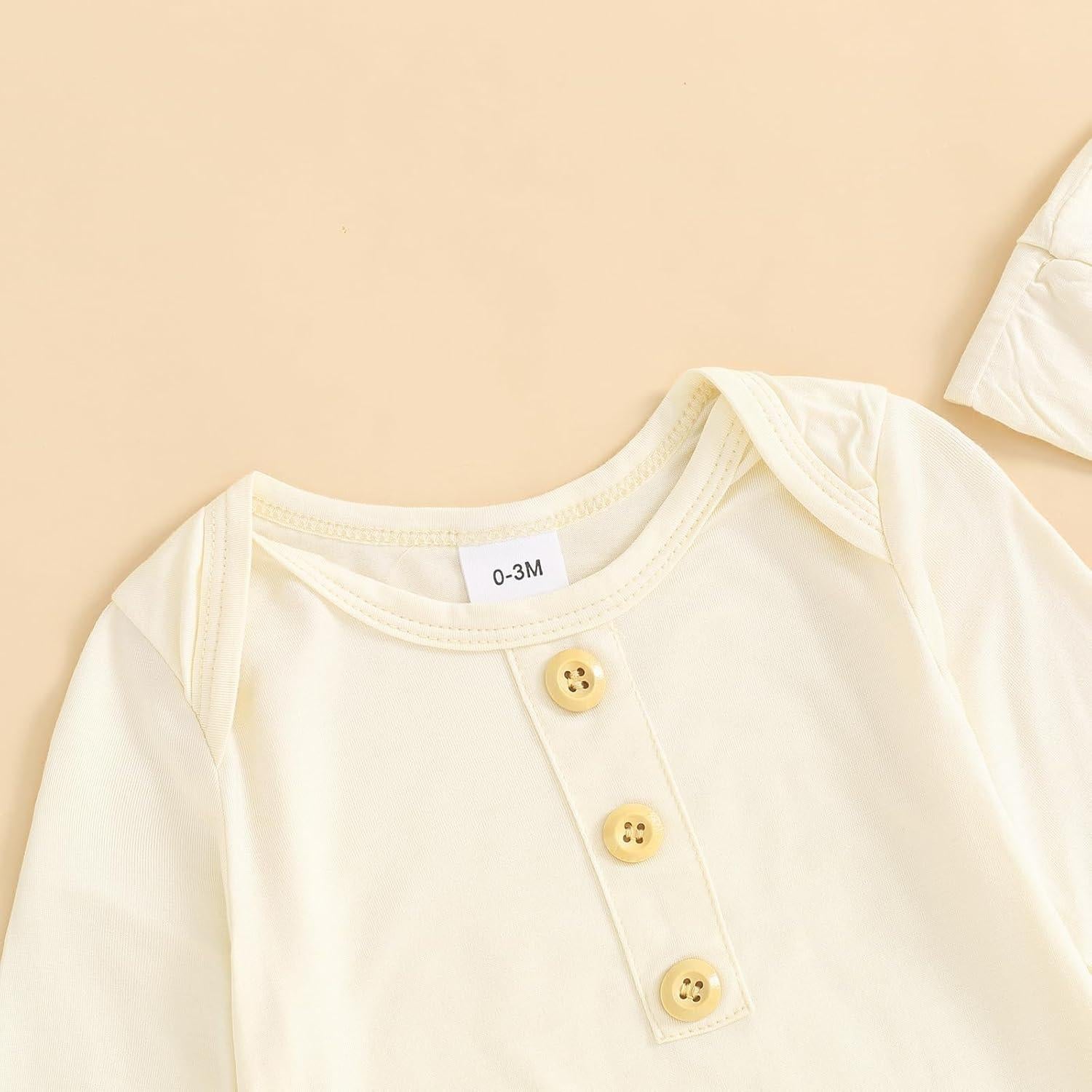 Conjunto Saco Anudado Bebé Merqwadd 0-3 Meses 2 Paquetes