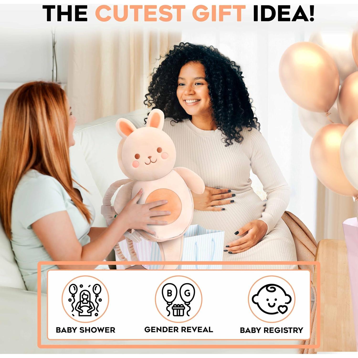 Protector de Cabeza para Bebé Little Family Conejo Beige