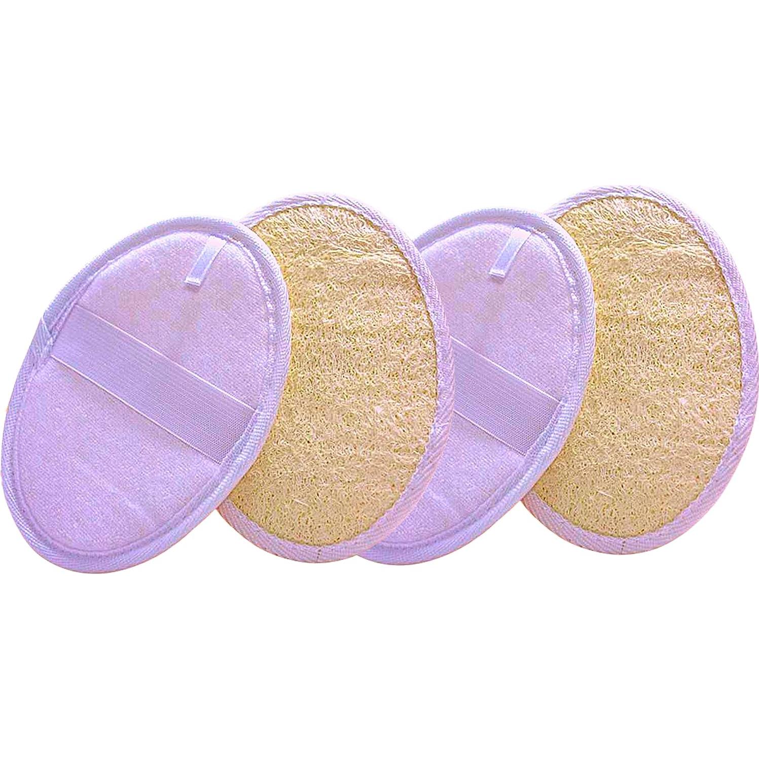 Esponja Exfoliante Natural de Lufa JAUNTY - Paquete de 3 Piezas