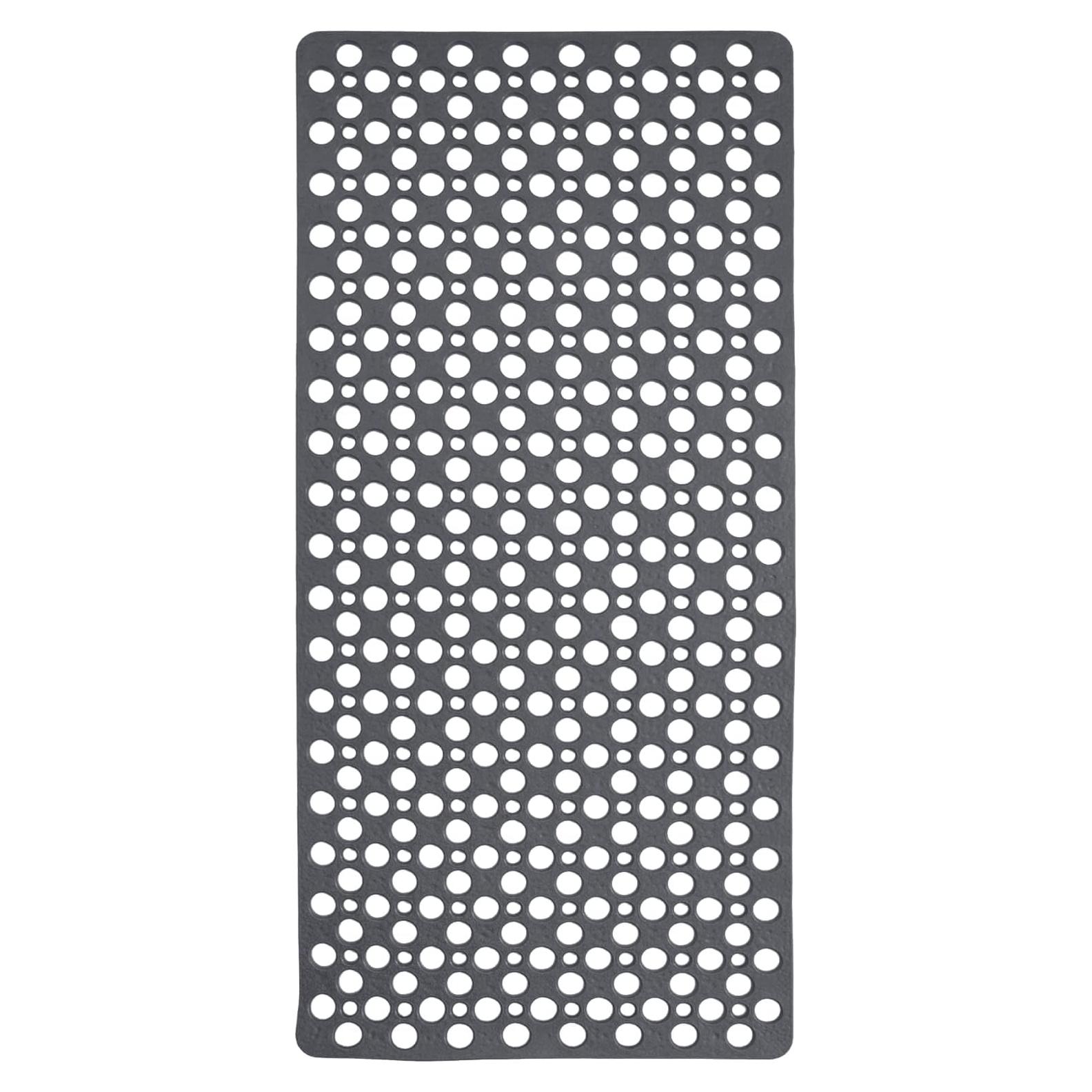 Alfombrilla Antideslizante de Baño ENKOSI 89x41 cm Gris Oscuro