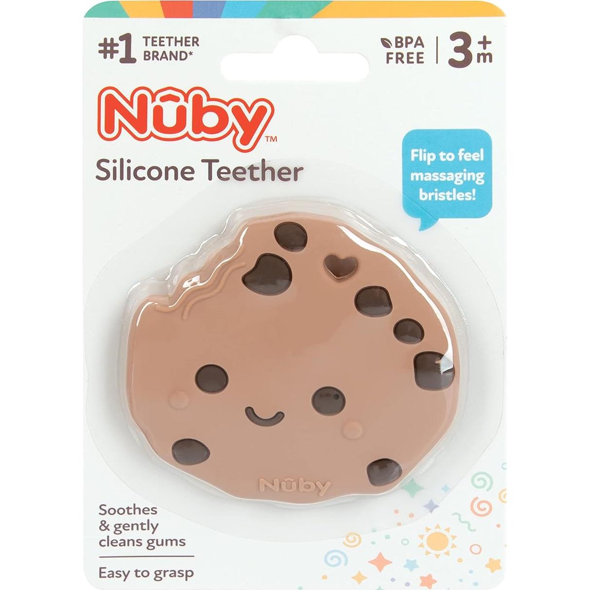 Mordedor de Silicona Nuby Galleta con Chispas 3+ Meses