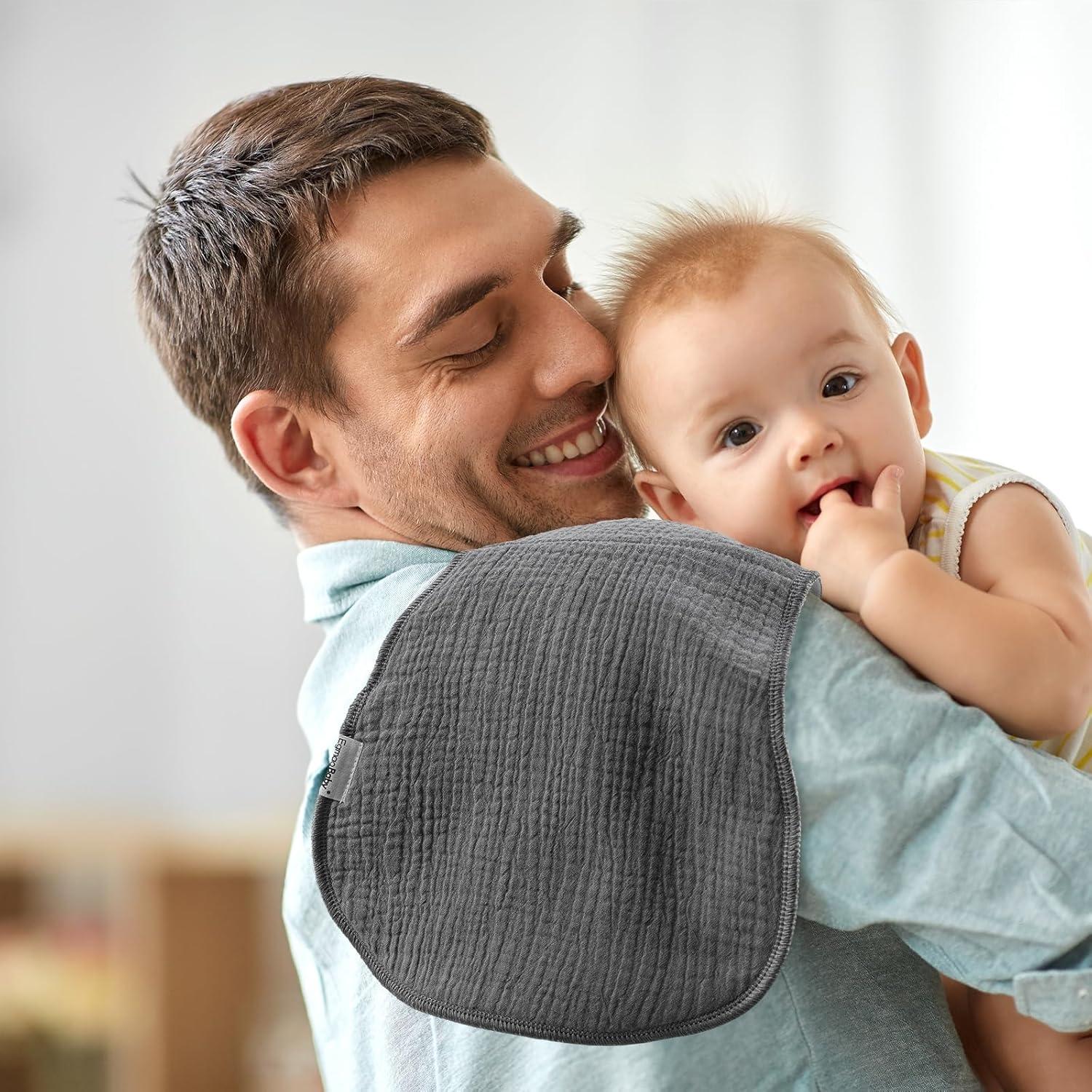 Paños de Eructo Muselina Orgánica Egmao Baby 10 Piezas