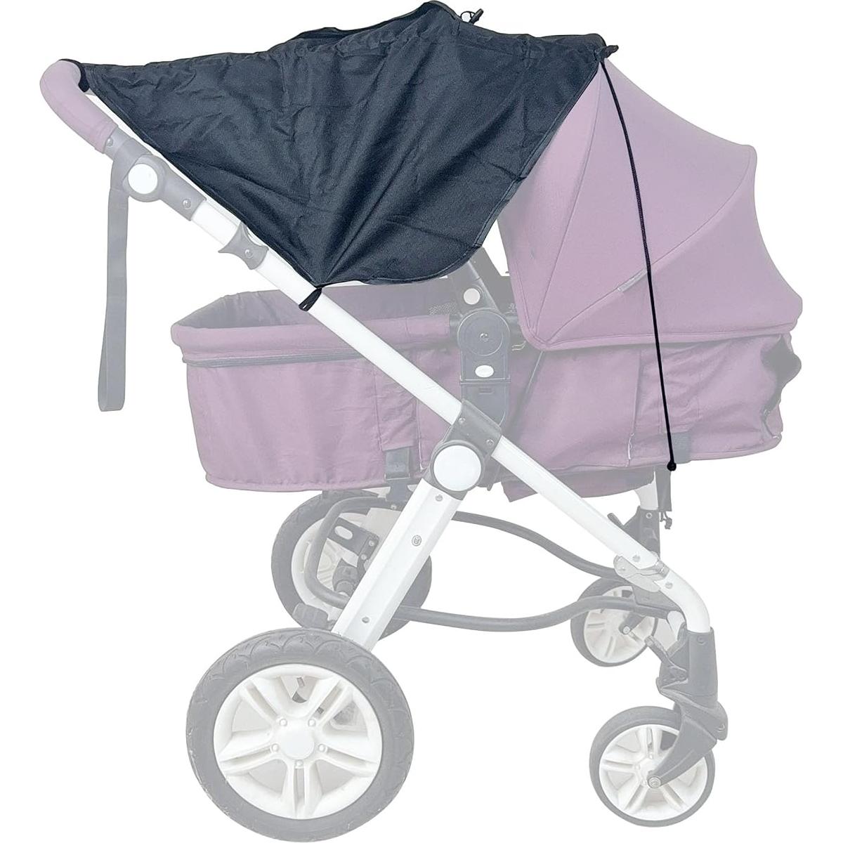 Cubierta Sombra Universal para Cochecito Bebé LLUFO - Negro