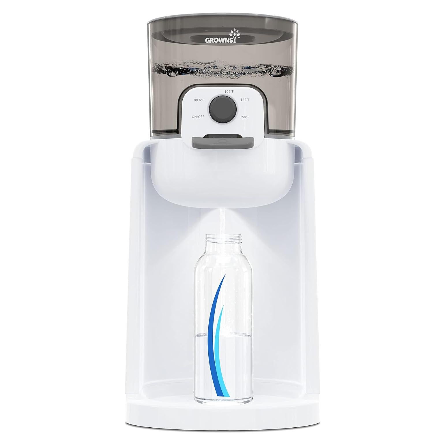 Calentador de Botellas de Bebé Grownsy K301-W, Agua Caliente Instantánea