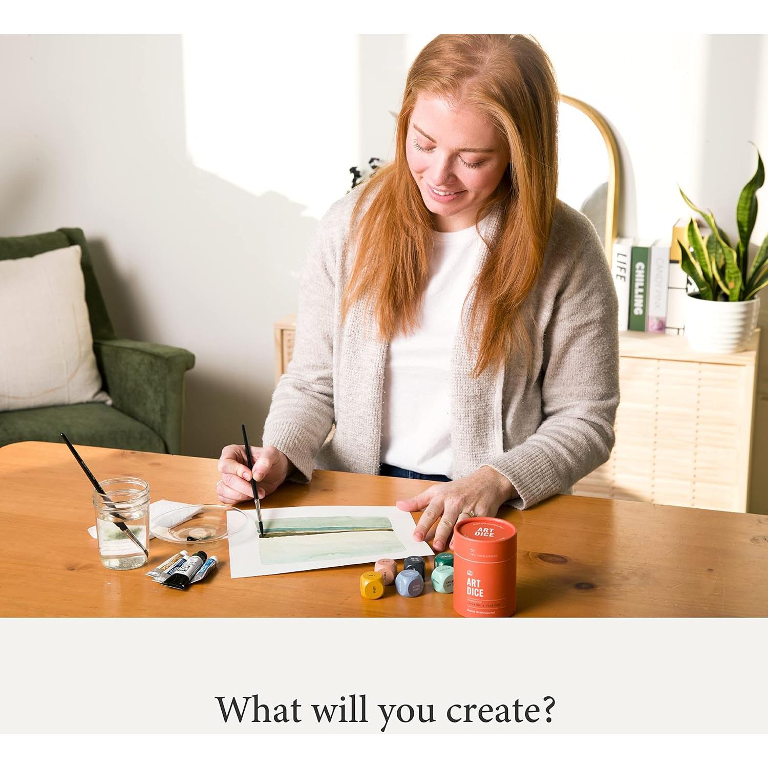 Dados de Arte Two Tumbleweeds - Set de 9 Dados Creativos