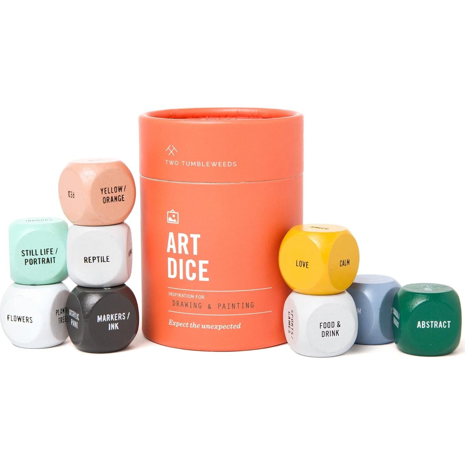Dados de Arte Two Tumbleweeds - Set de 9 Dados Creativos
