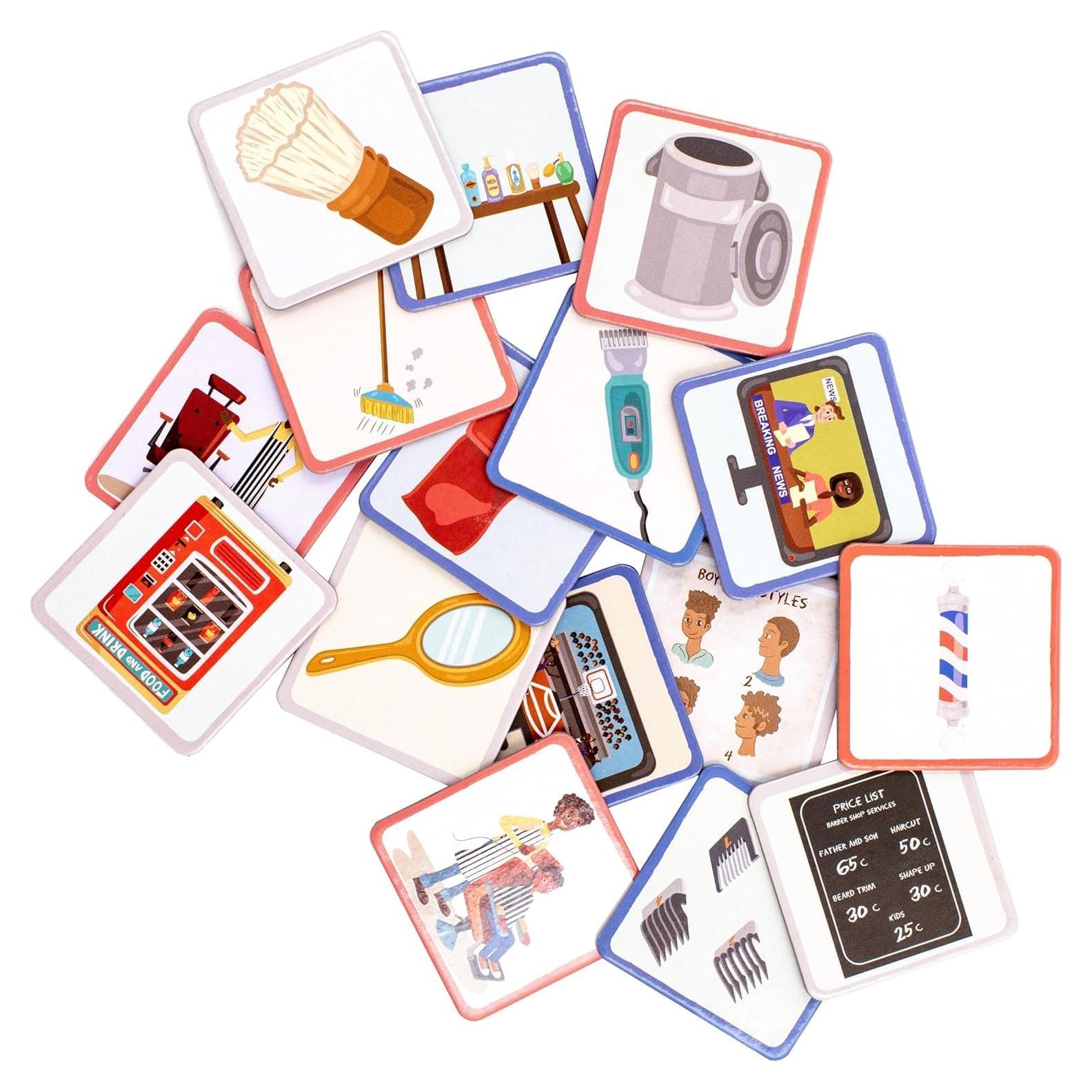 Juego de Memoria Upbounders - Un Día en la Barbería - 24 Pairs