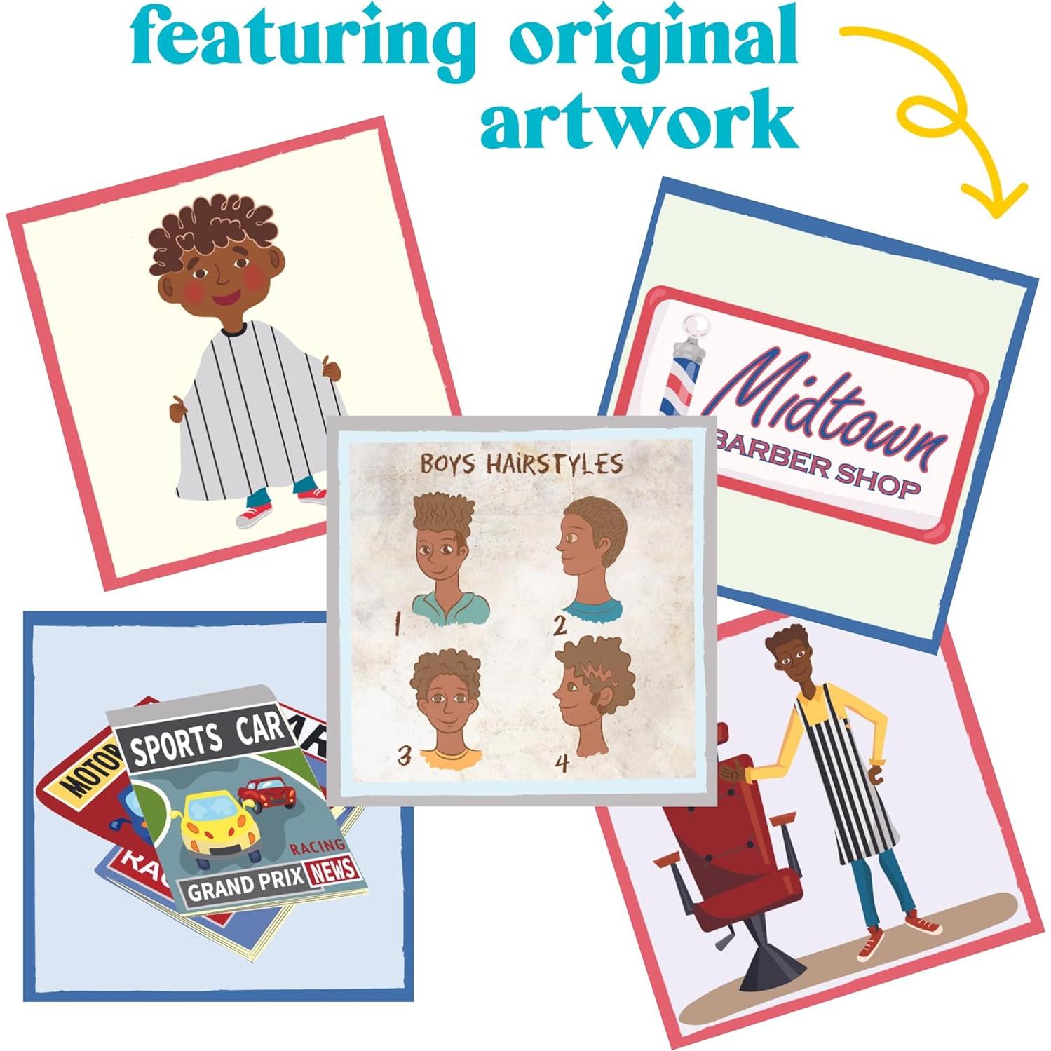 Juego de Memoria Upbounders - Un Día en la Barbería - 24 Pairs