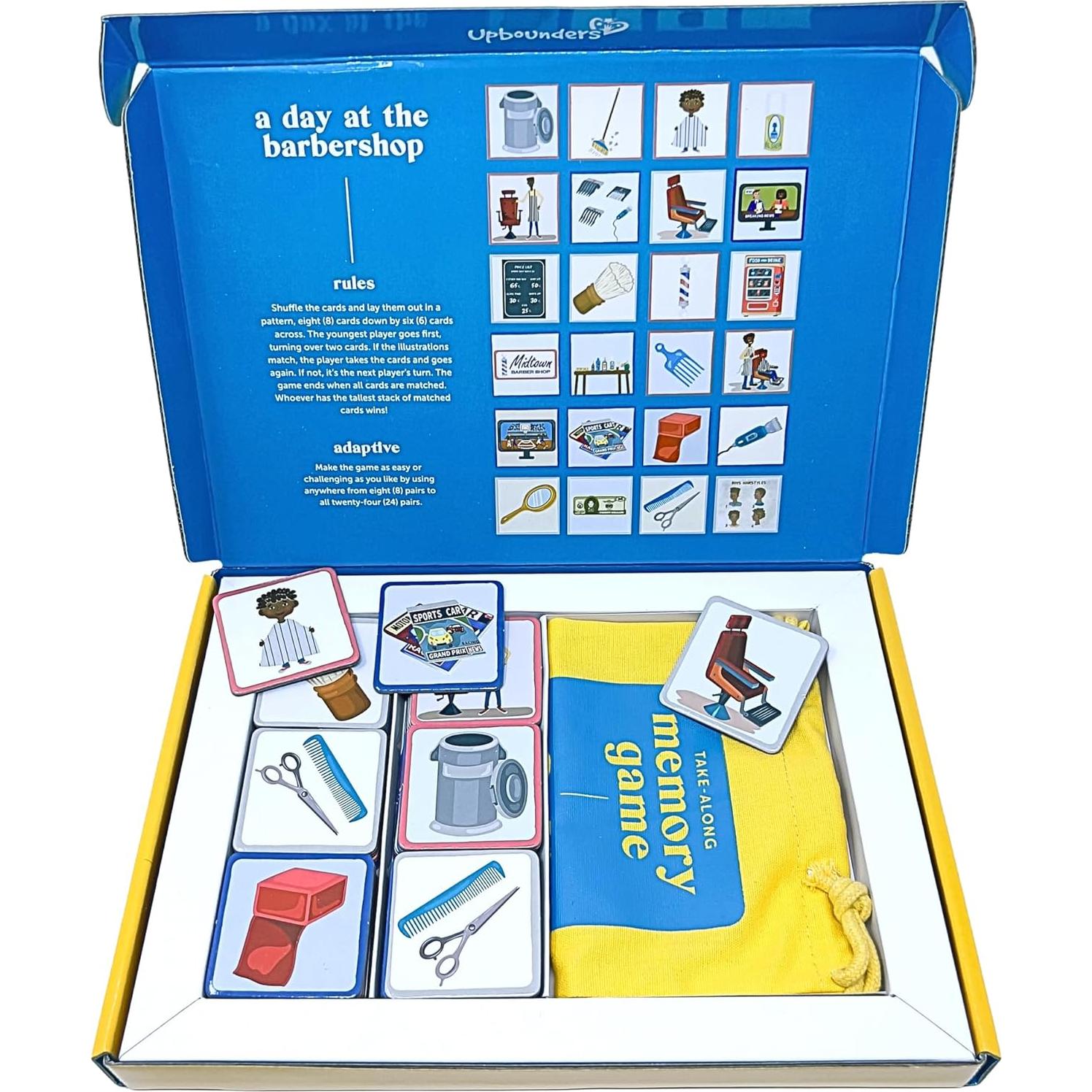 Juego de Memoria Upbounders - Un Día en la Barbería - 24 Pairs