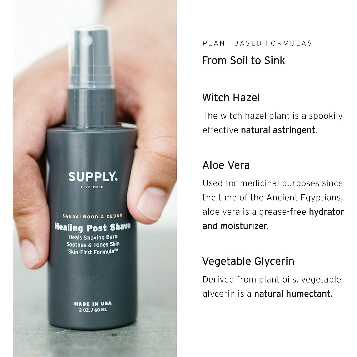 After Shave Healing Post Shave Supply 117g Sin Alcohol