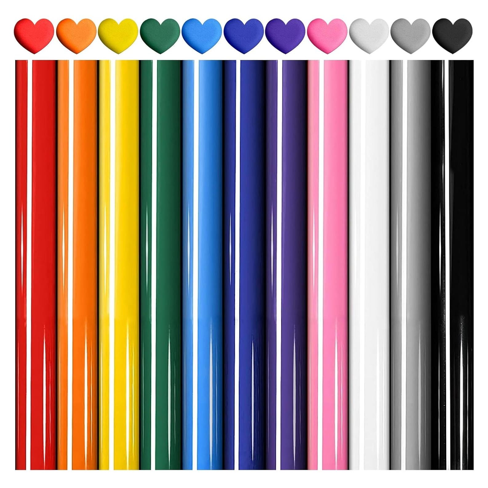 Vinilo Puff Transferencia de Calor Heflashor 11 Colores 30x25 cm