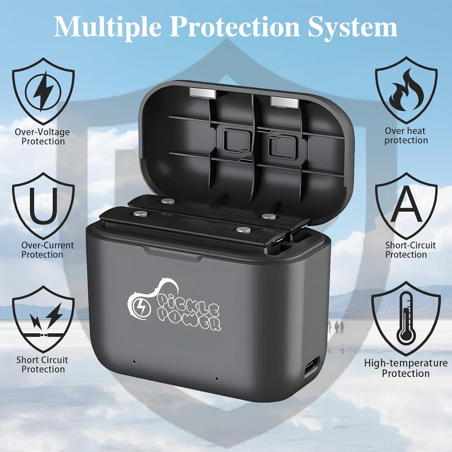 Cargador Rápido Pickle Power para Insta360 ONE X3 - 2 Canales