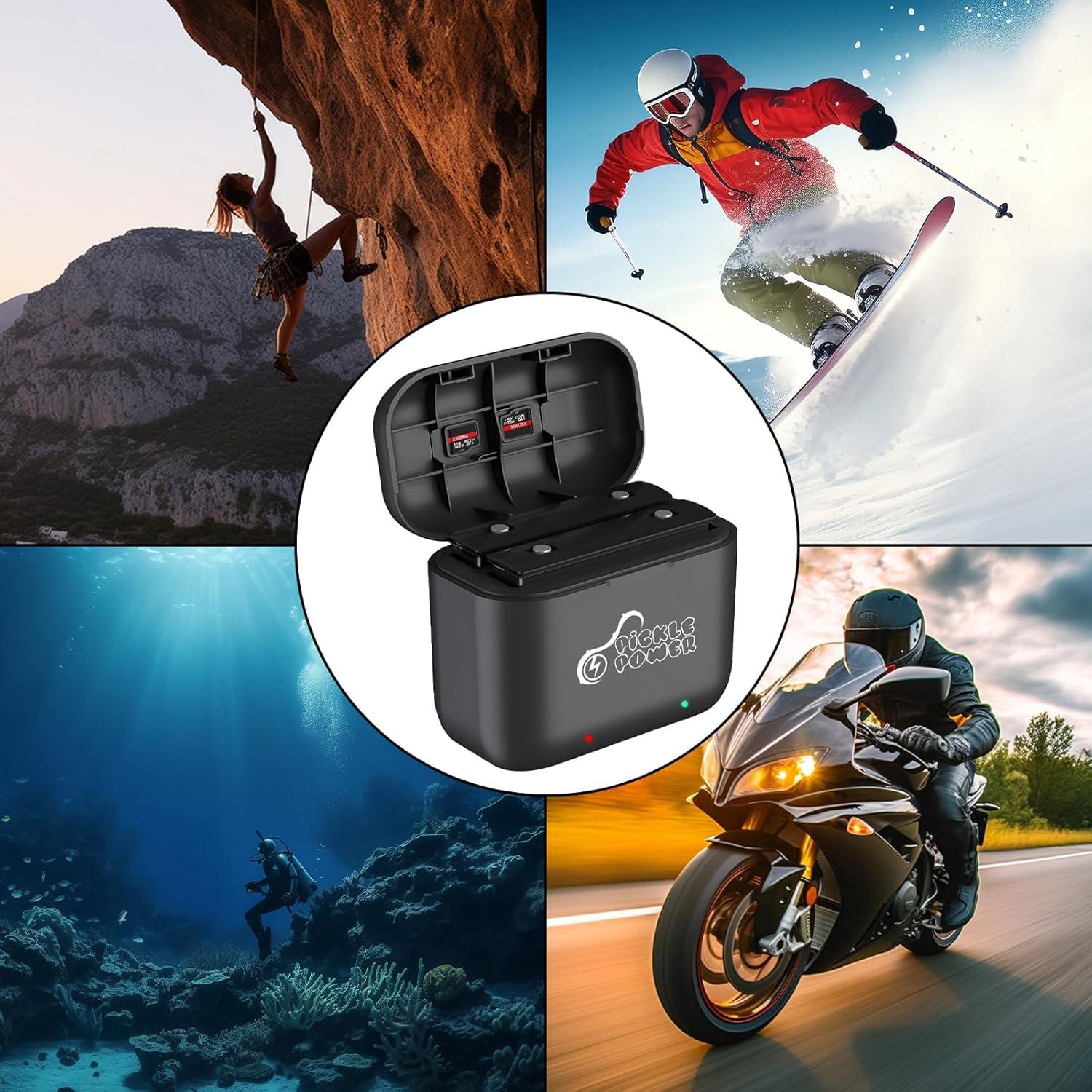 Cargador Rápido Pickle Power para Insta360 ONE X3 - 2 Canales