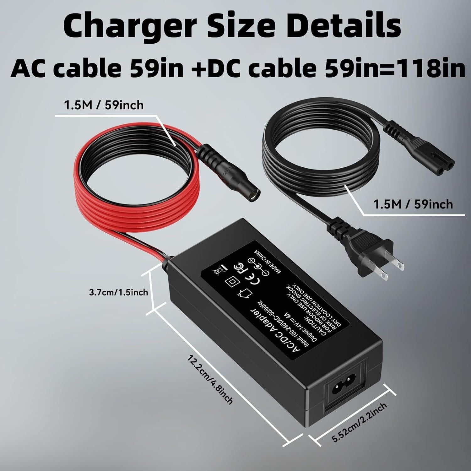 Cargador 14V 56W SYFLYH para NOCO GB70 GB150 GB250+