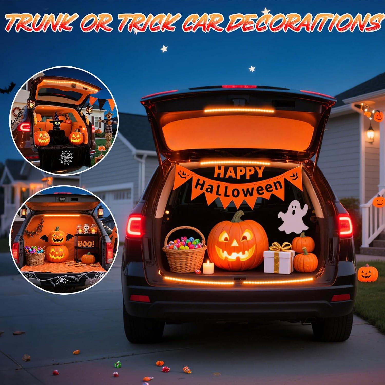 Luces LED interiores multicolor Zdovivot para coche USB