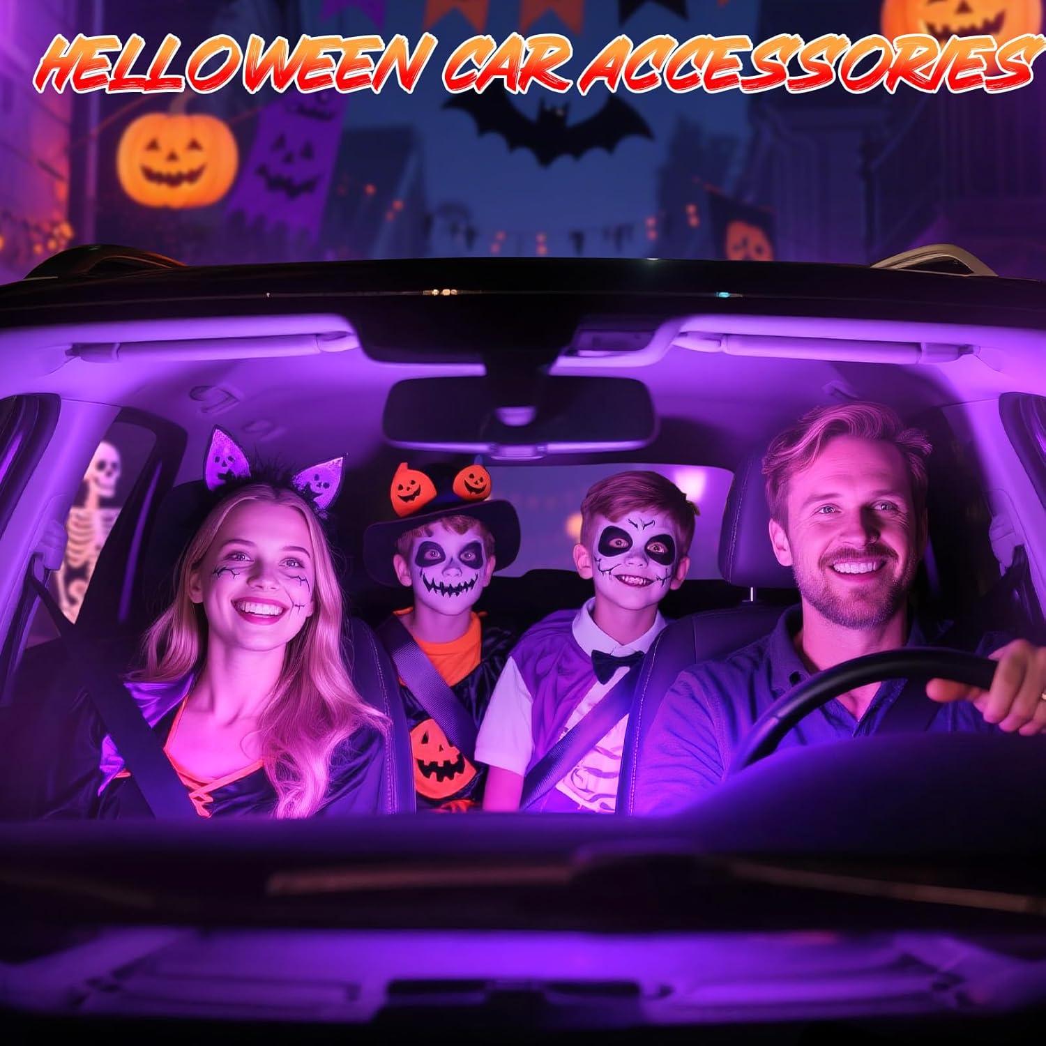 Luces LED interiores multicolor Zdovivot para coche USB