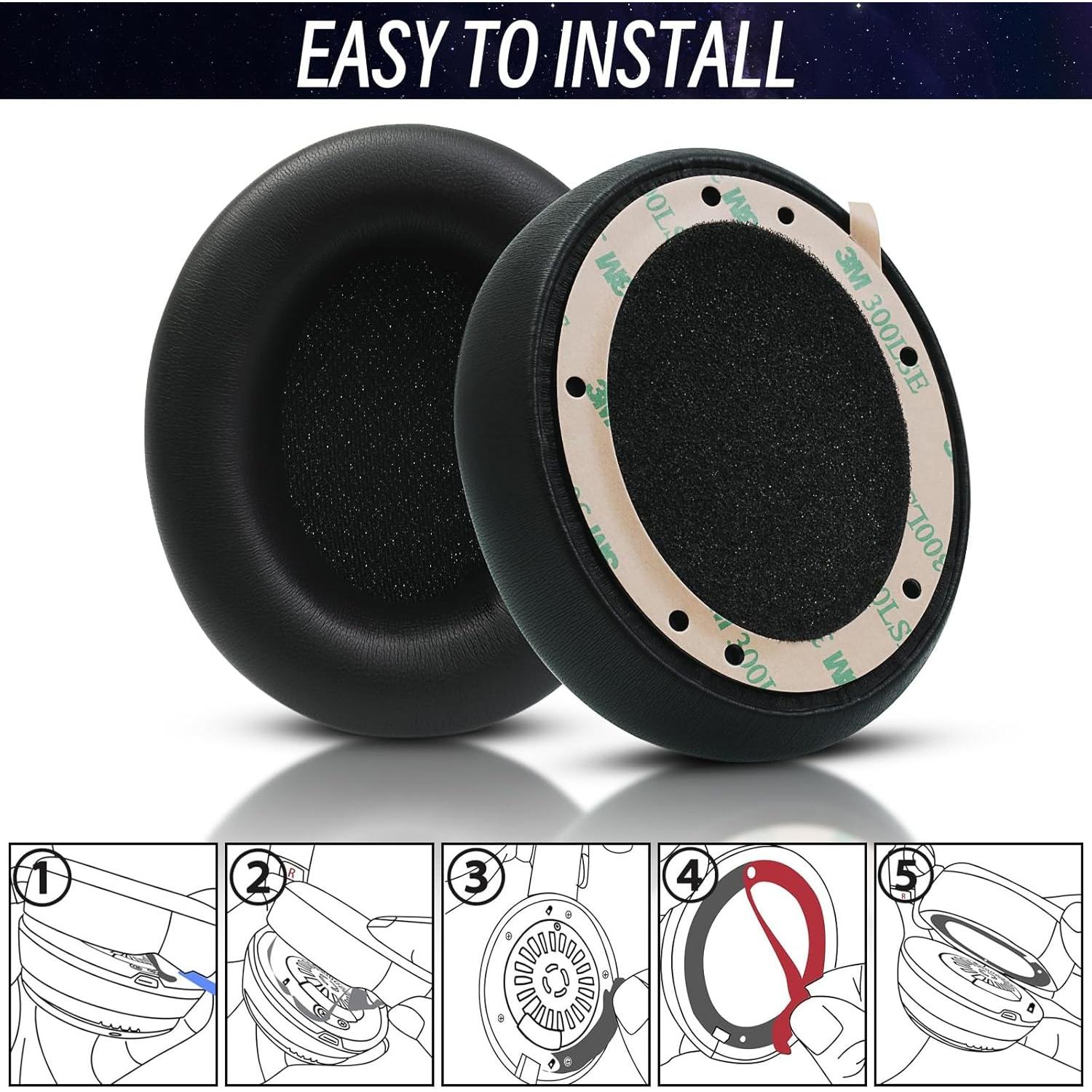 Almohadillas de Repuesto QKIIP para Auriculares Beats Studio Pro