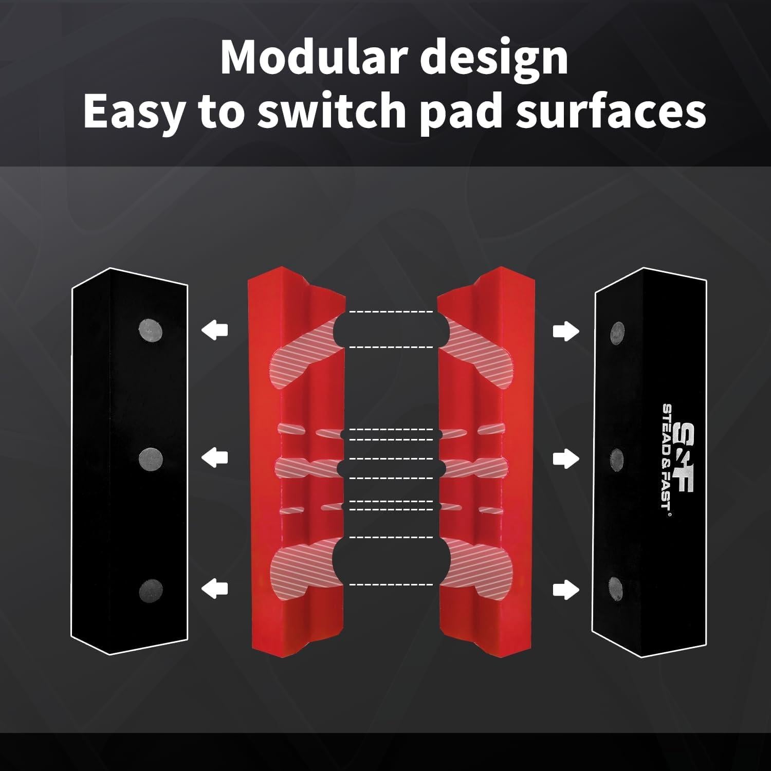 Mandíbulas Blandas S&F STEAD & FAST 4.5" (11.43 cm) TPU