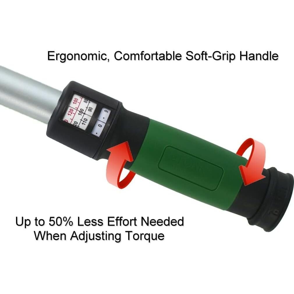 Llave de Torque eTORK 1/2" 30-150 ft-lb (40.7-203.4 Nm) Mecánica