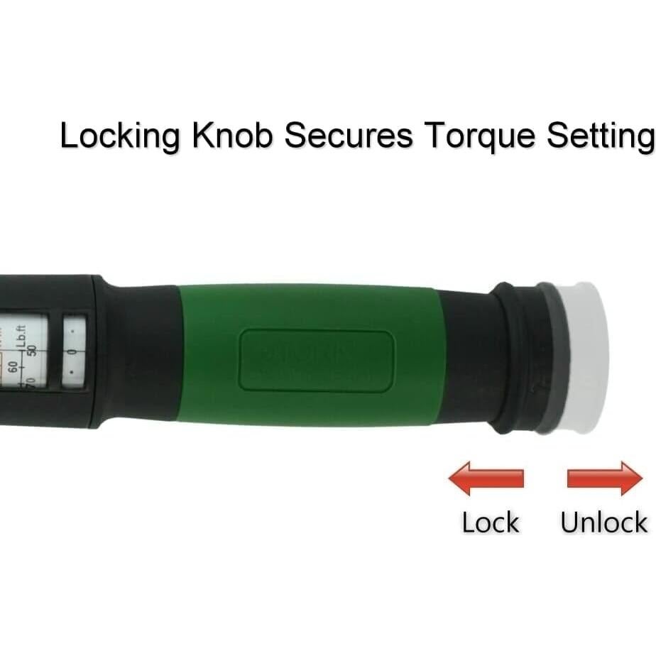 Llave de Torque eTORK 1/2" 30-150 ft-lb (40.7-203.4 Nm) Mecánica