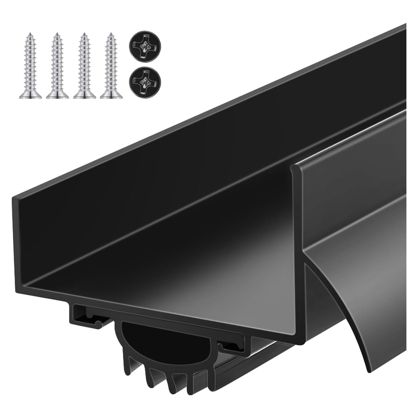 Barrera Inferior de Puerta Aluminio MorningRo 91.44 cm Negro