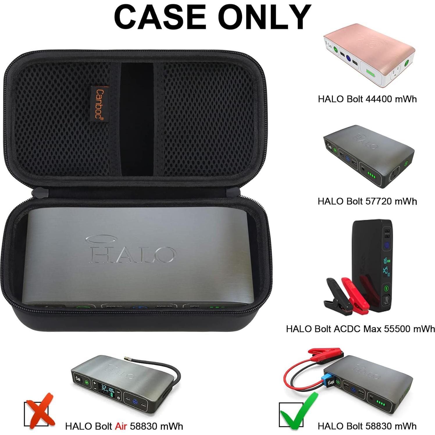 Funda Canboc para Halo Bolt 58830/57720/44400 mWh - Negra