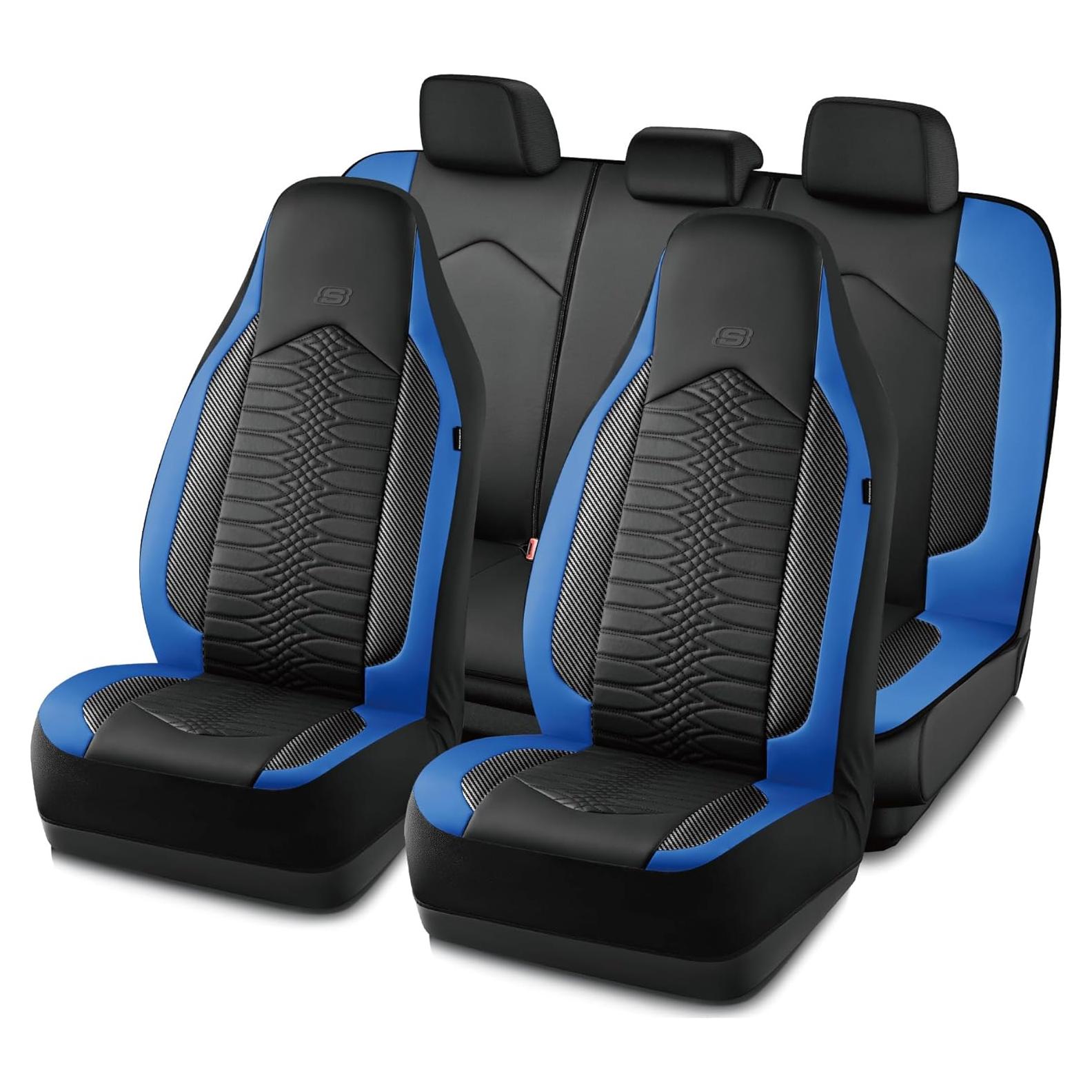 Funda de Asiento de Coche Skechers con Espuma de Memoria Azul