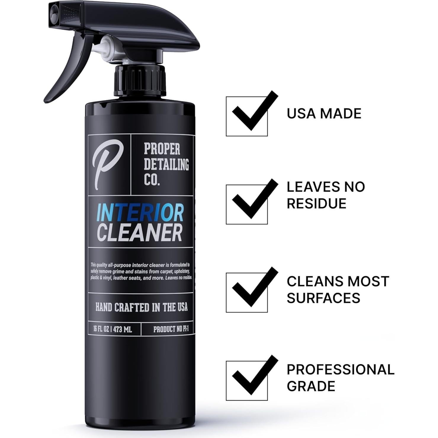 Limpiador Profesional de Interiores PROPER DETAILING 473 ml