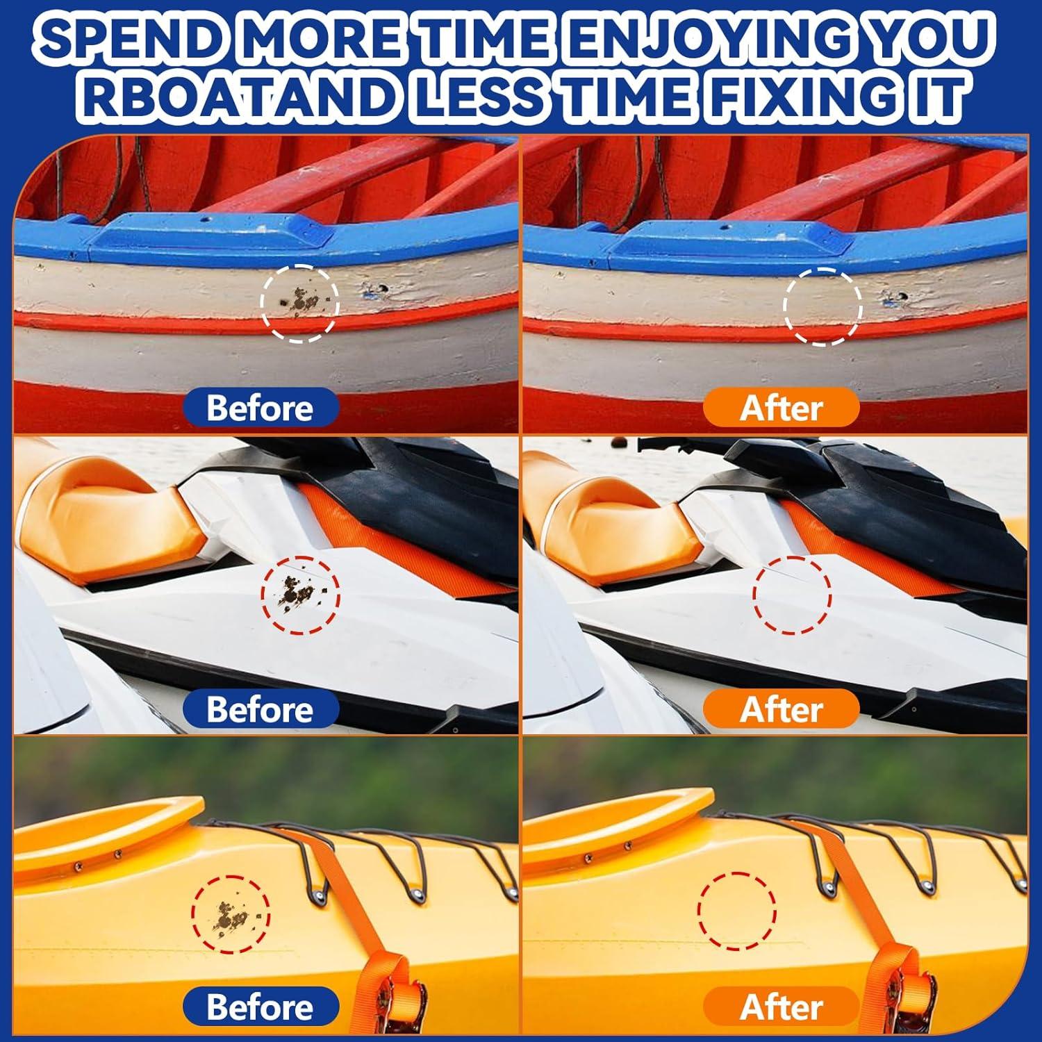 Kit de Reparación de Barcos de Fibra de Vidrio MiotuHome 100g