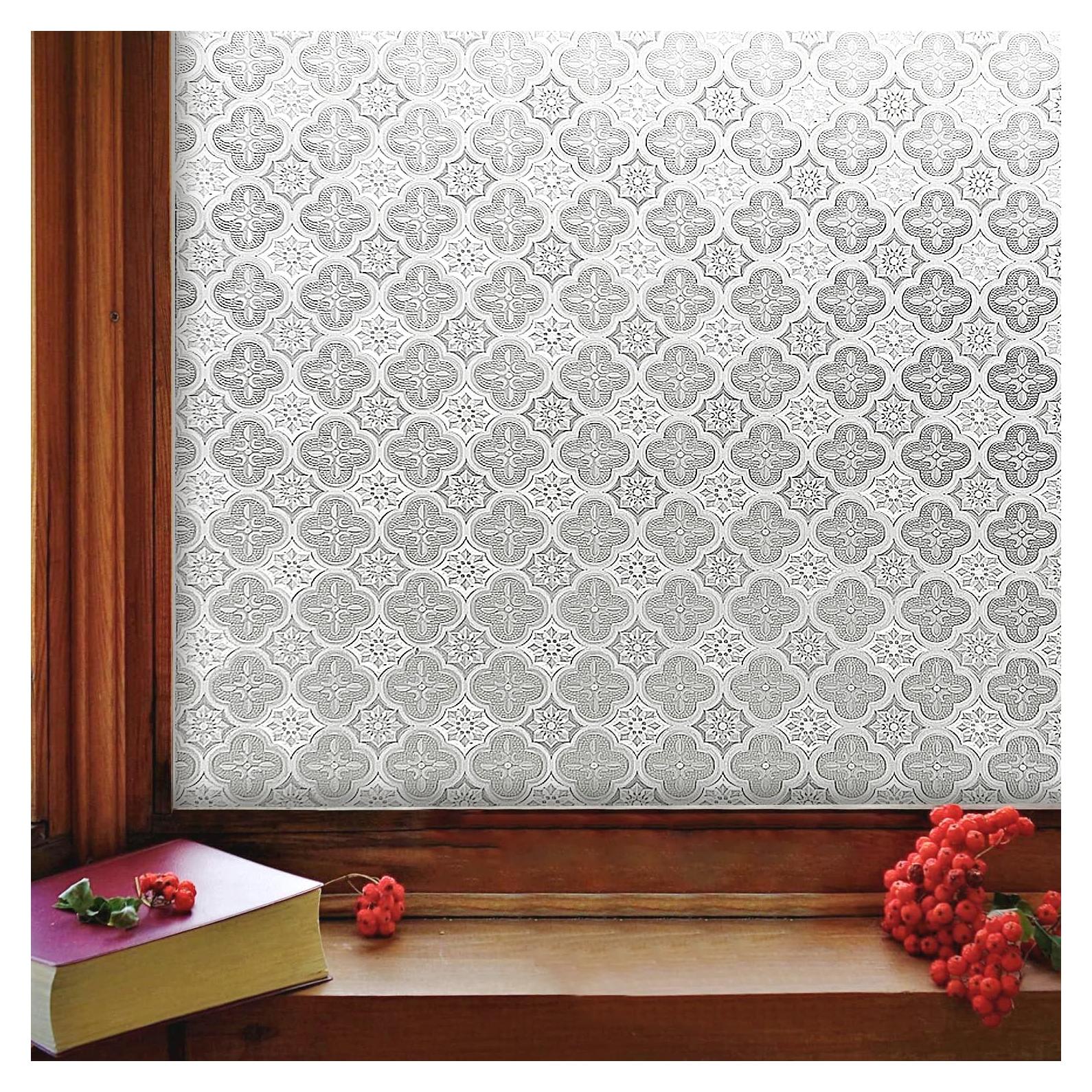 Película de Ventana Opaca DULEIXUFHEE 45x300cm 3D UV