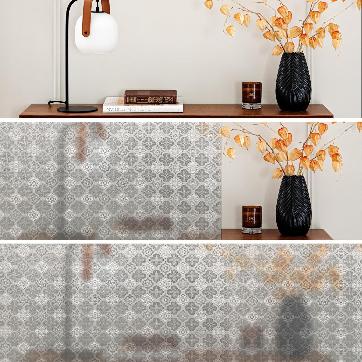 Película de Ventana Opaca DULEIXUFHEE 45x300cm 3D UV