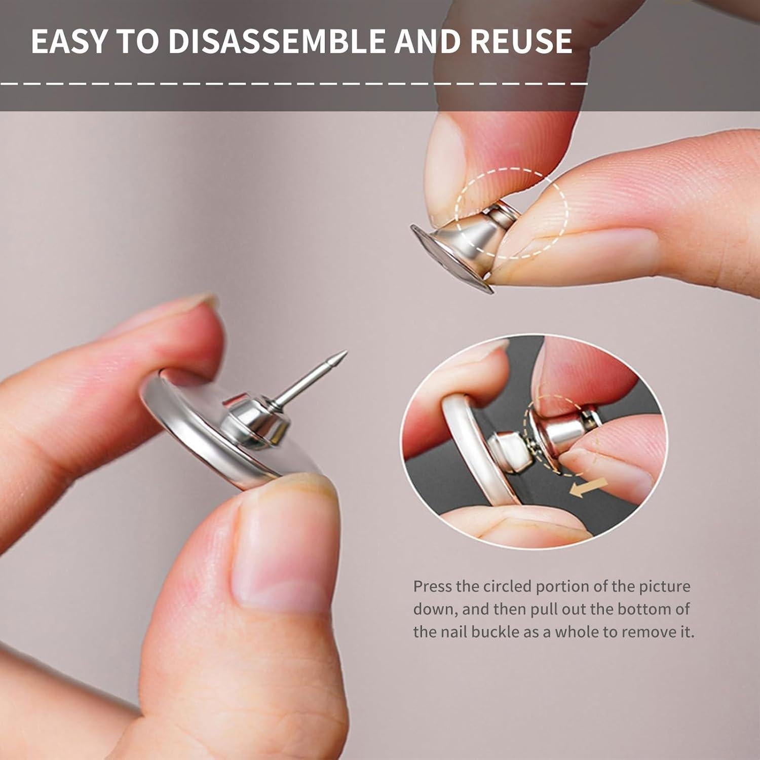 Cierre Magnético para Cortinas MLAPIS - 12 Clips de Zinc