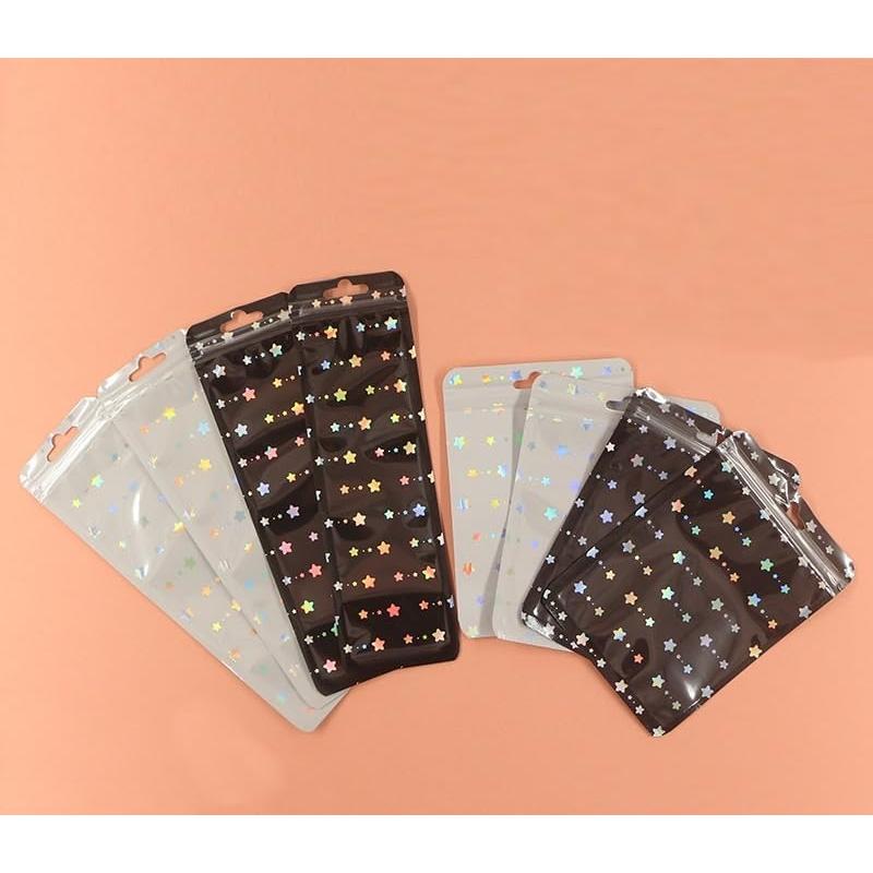 100 Bolsas Ziplock Transparentes NATX 6.4x21.8cm con Agujero