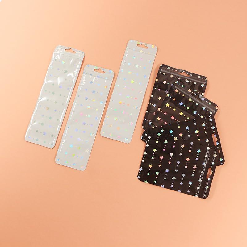 100 Bolsas Ziplock Transparentes NATX 6.4x21.8cm con Agujero