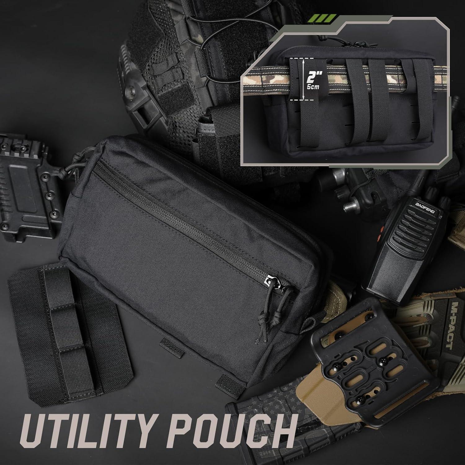 Bolsa Administrativa Molle WYNEX GP Táctica 23x12.6x7.5cm