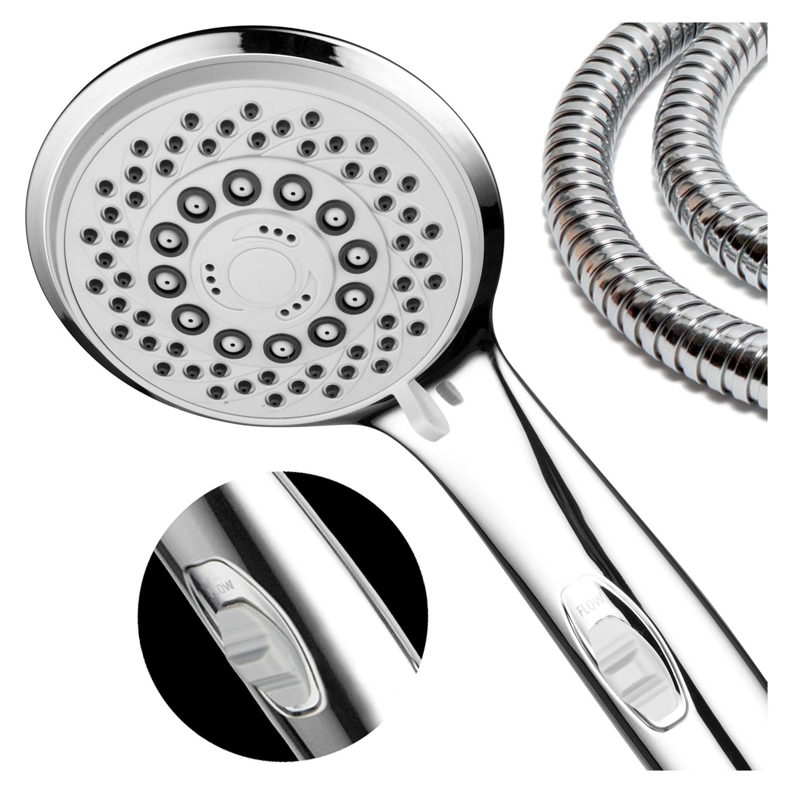 Cabezal de Ducha de Mano Hotel Spa 4" Alta Presión 7 Modos