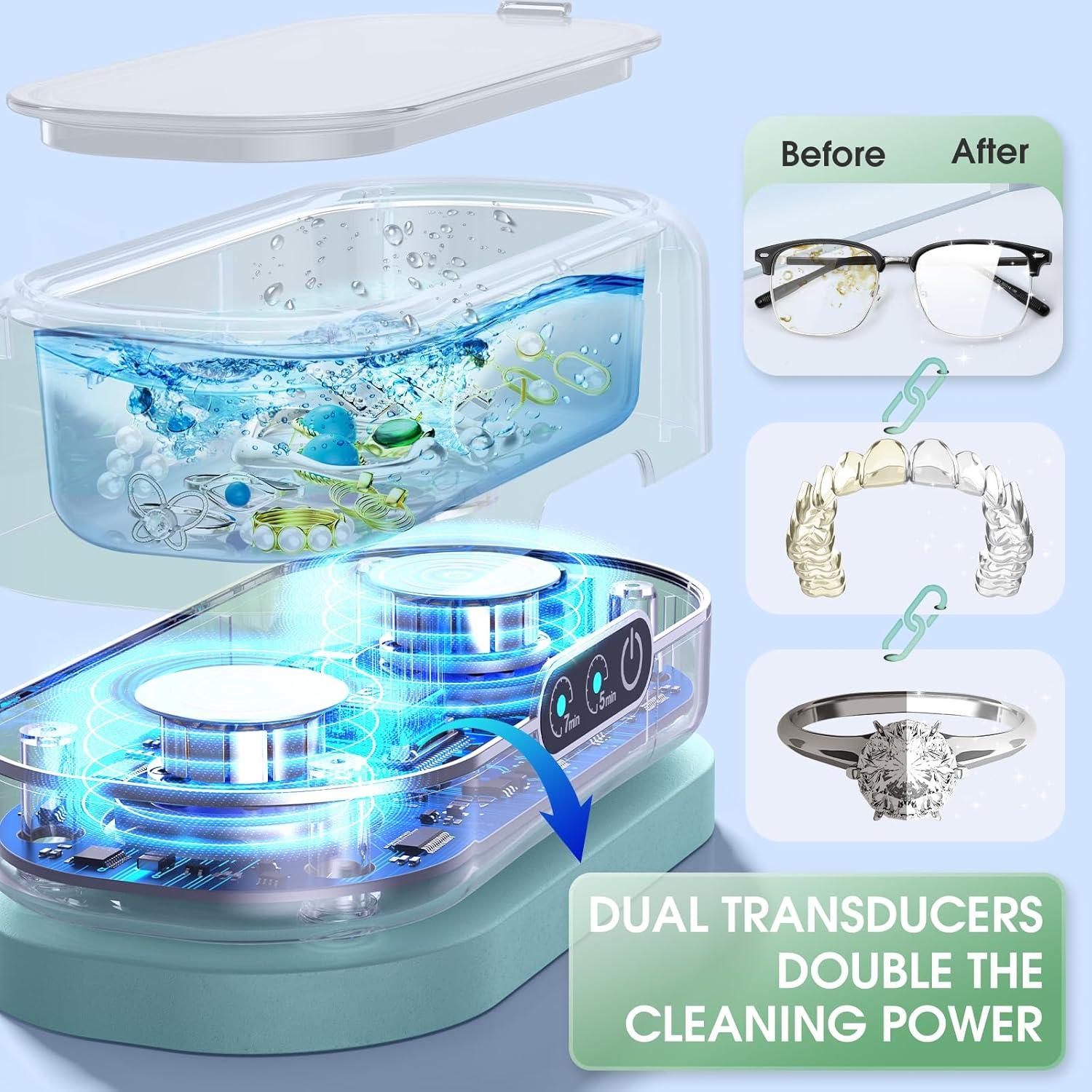 Limpiador Ultrasónico de Joyas Profesional 50KHz Acero Inoxidable