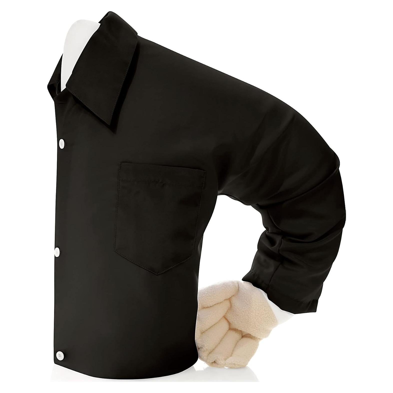 Cojín Novio Grande Negro - Microperlas, Algodón, 15.24 cm